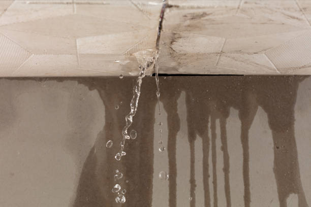 Professional Burst Pipe Cleanup technician working in Cotuit, MA